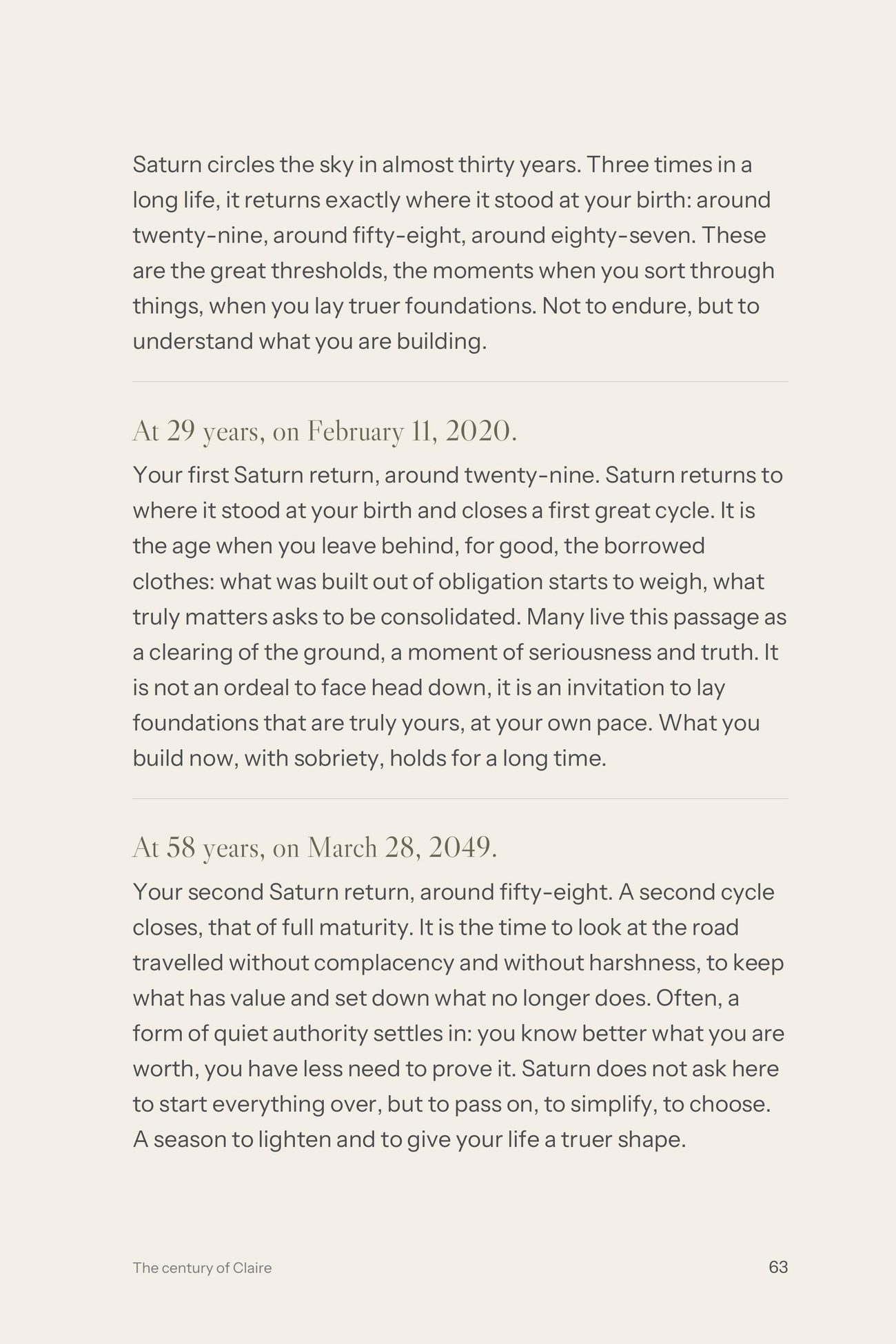 Astrology book page