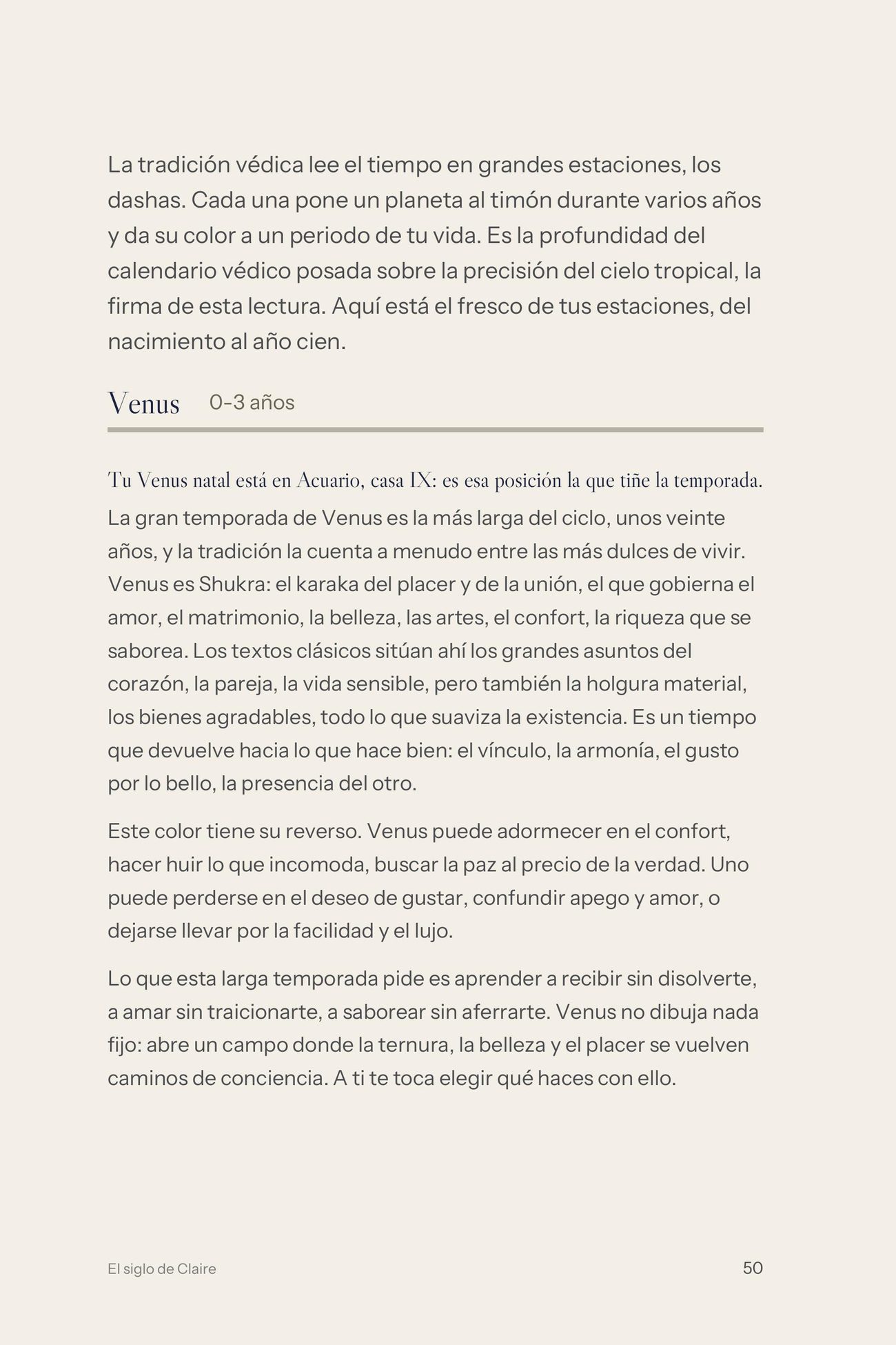 Página del libro astral
